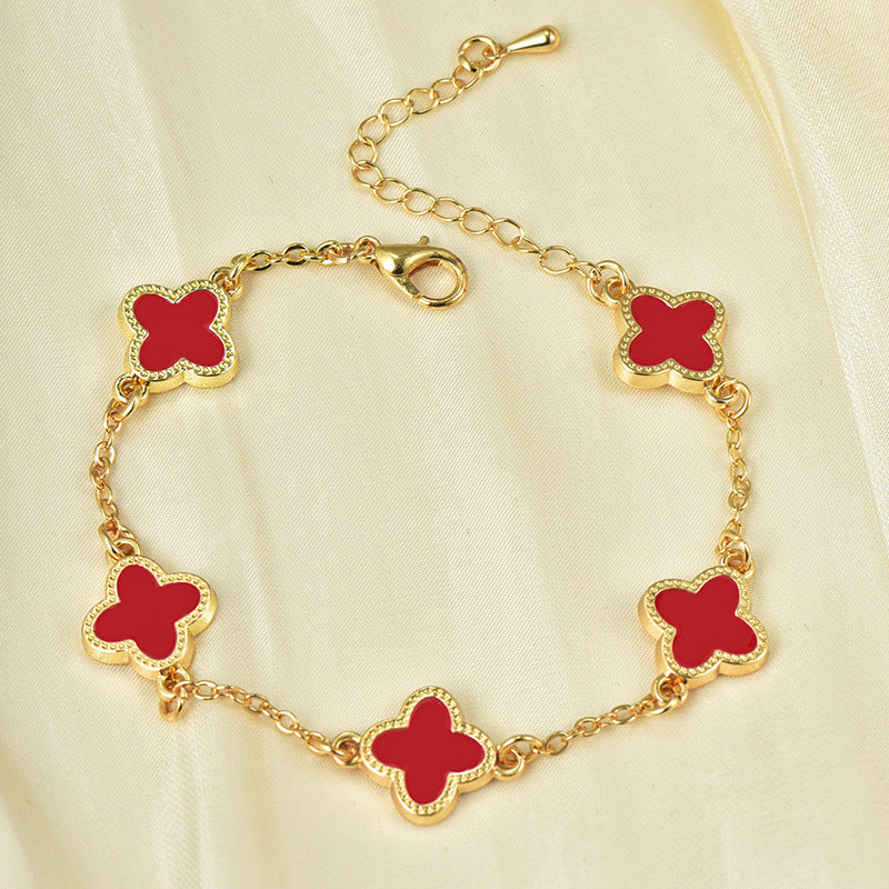 Four-leaf Clover Love Unisex Jewelry Ornament Bracelets