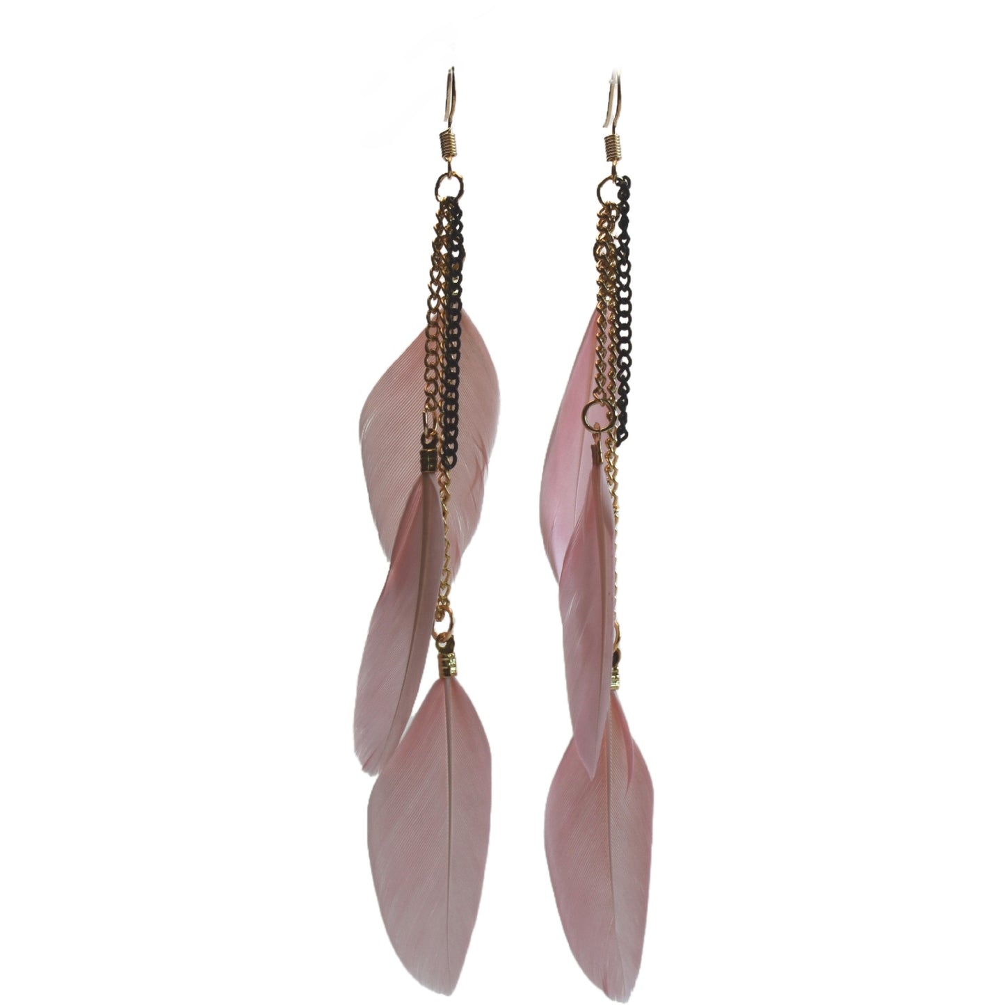 Classy Casual Cool Ethnic Style Feather Earrings