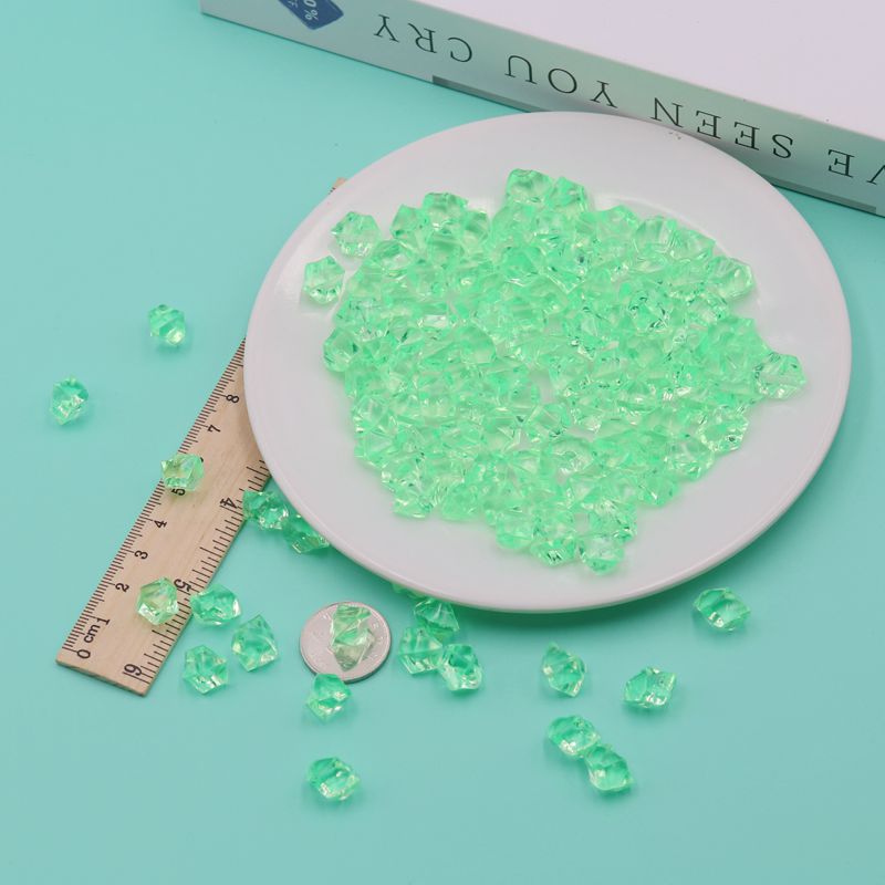 Toy Colorful Plastic Luminous Ice Cube Jewelry Accessories