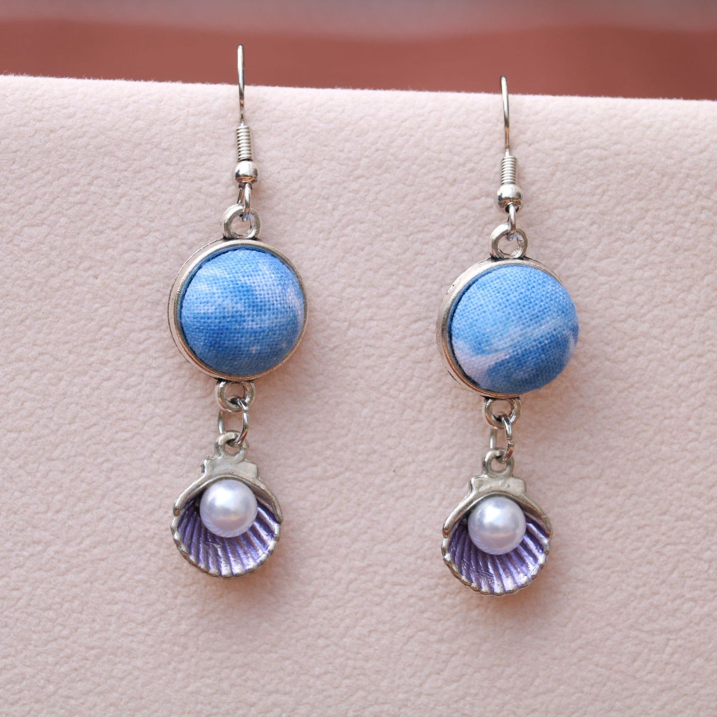 Yunnan Dali Ethnic Style Handmade Fabric Earrings