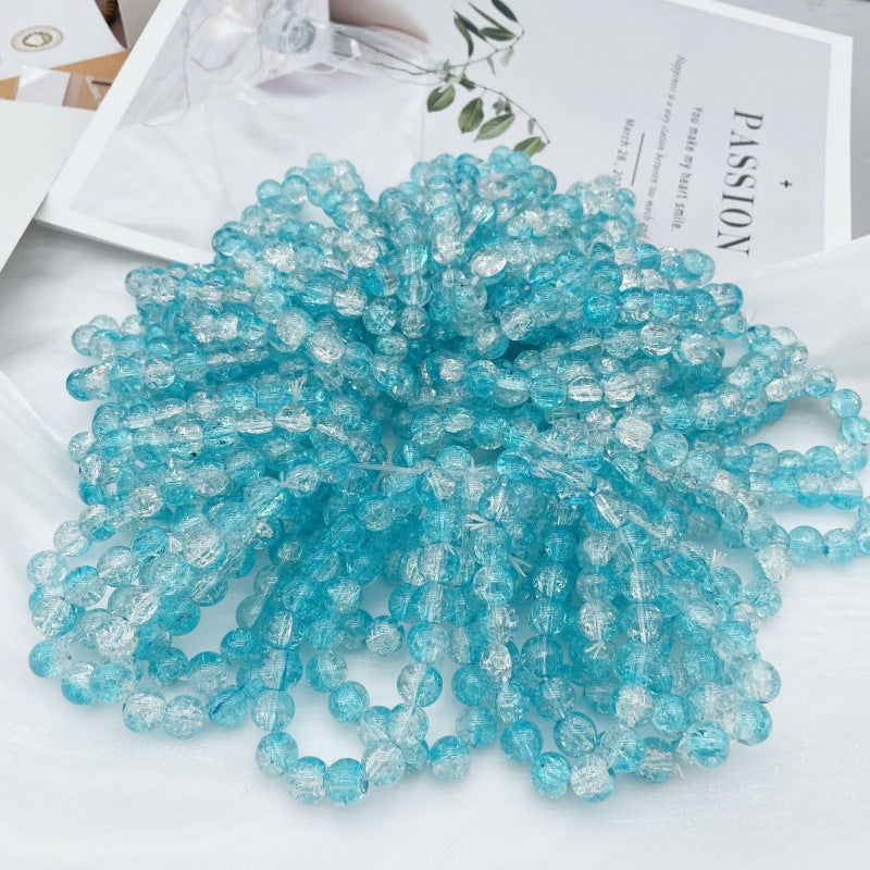 Female Aquamarine Gray Moonlight Natural Crystal Bracelet
