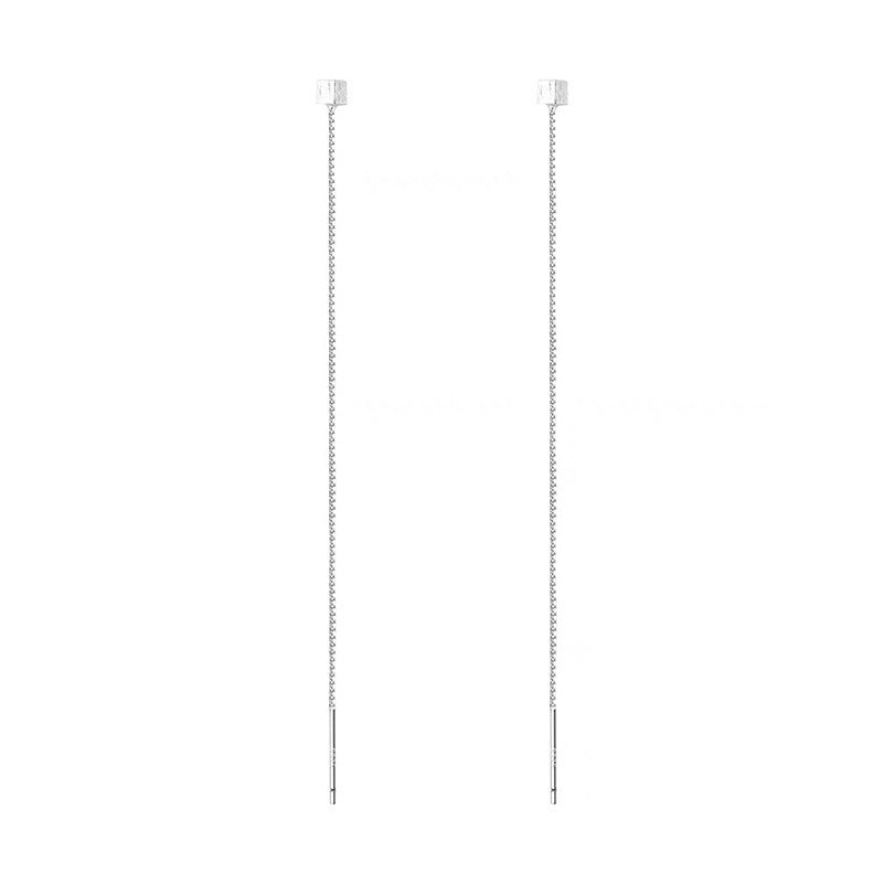 Women's Small Square Tassel Thread Light Luxury High-grade Korean Style Minority Rings