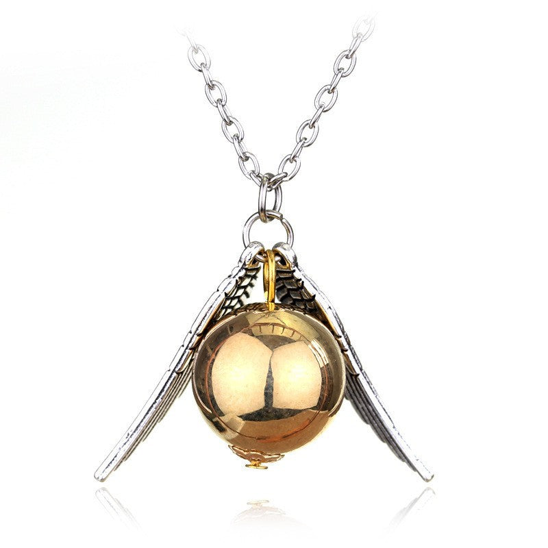Television Magic Academy Chateau Death Creative Flying Bird Necklace