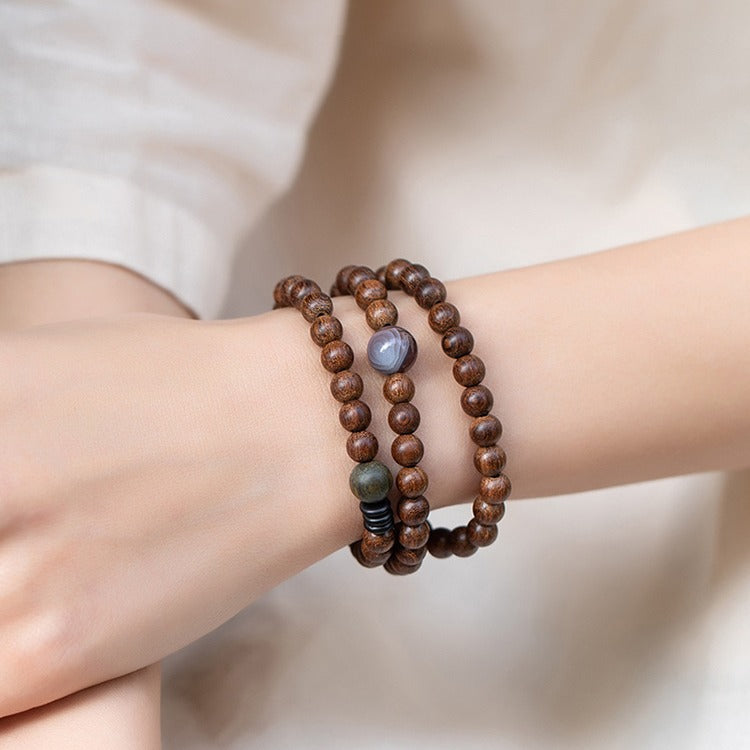 Women's & Men's Beads Literary Couple Retro Hand Bead Size Bracelet