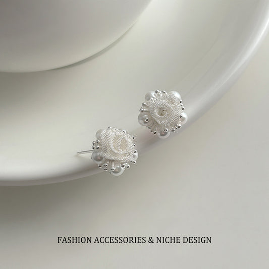 Women's Pearl Tassel Light Luxury High-grade Niche Earrings
