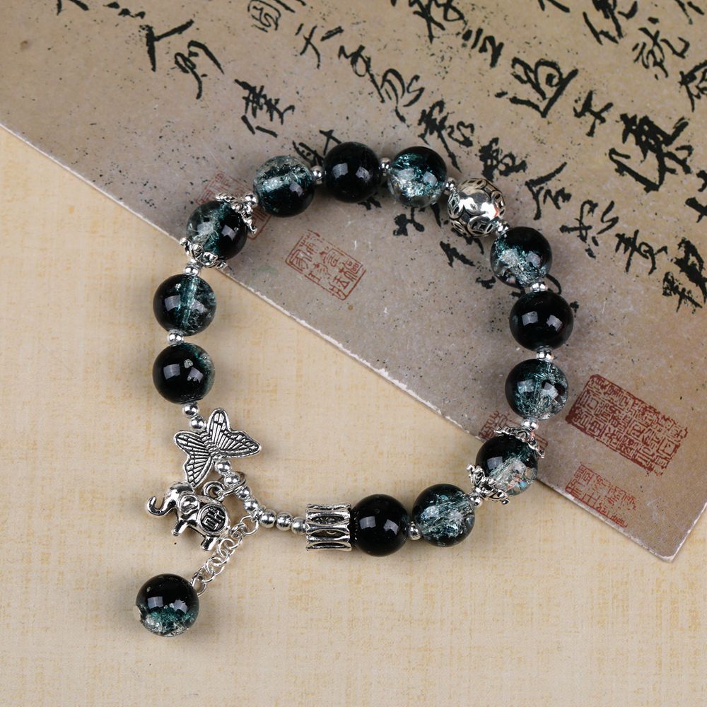 Bell Butterfly Hot Flower Crystal Cultural Bracelets