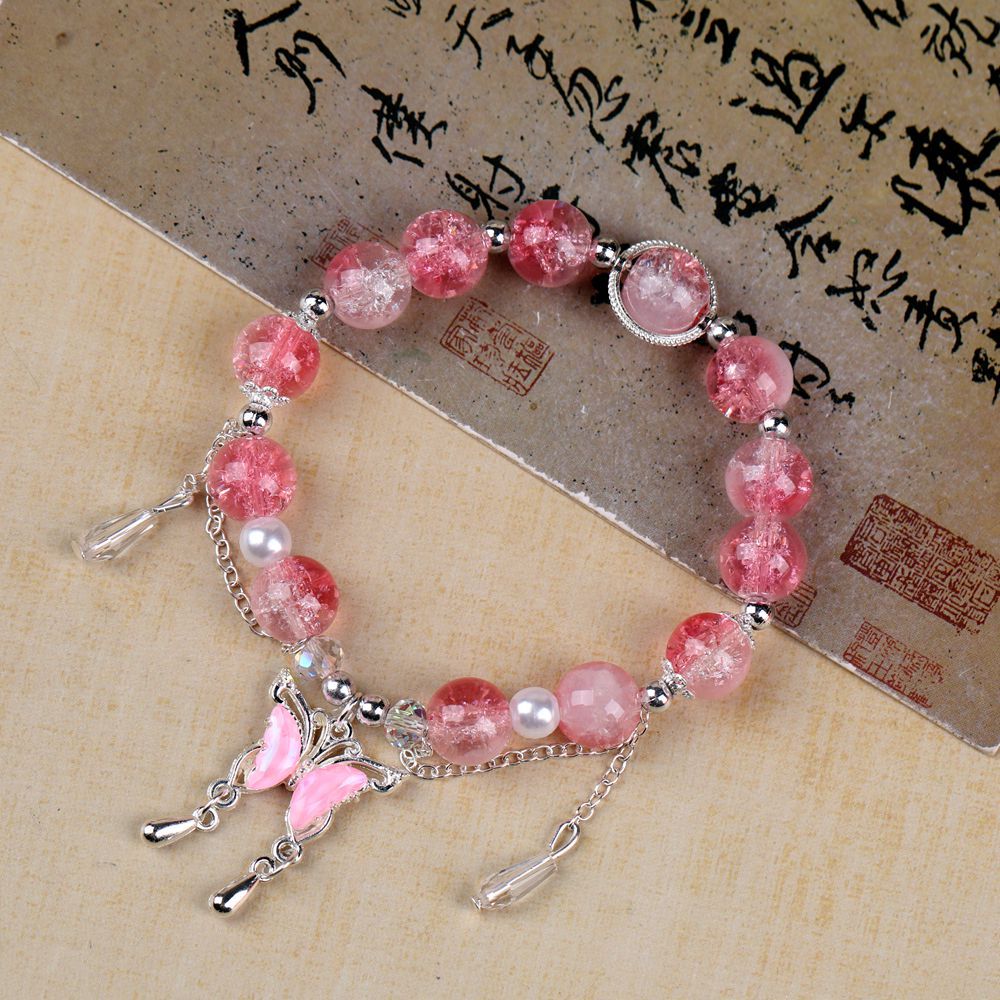 Bell Butterfly Hot Flower Crystal Cultural Bracelets