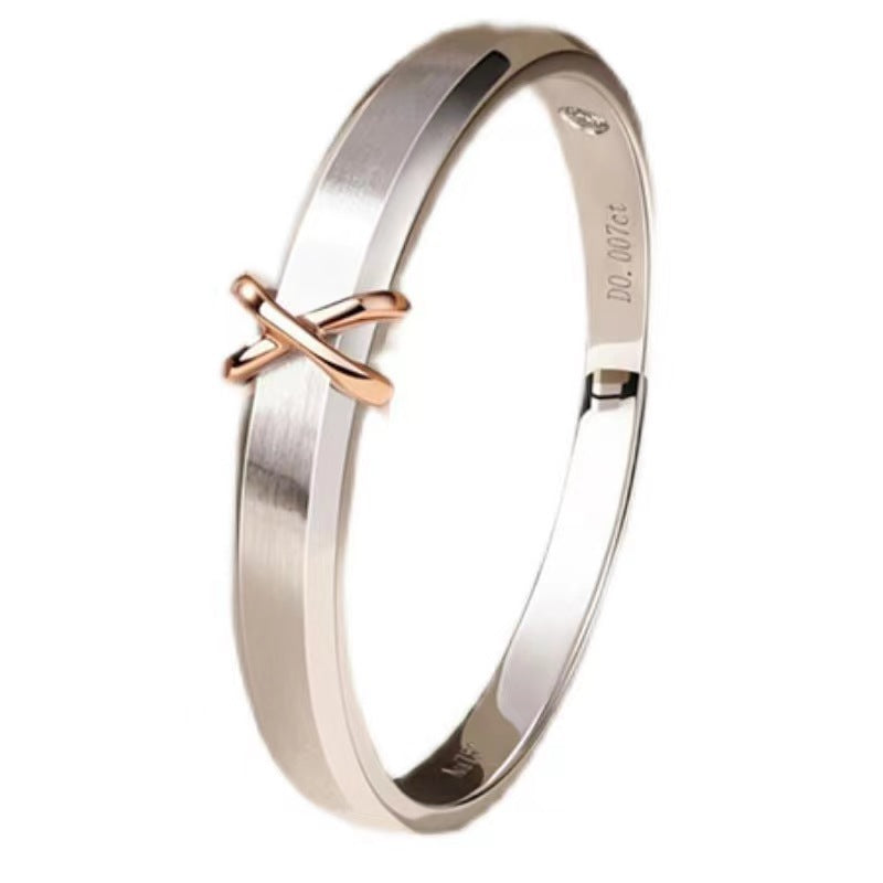 Men's Combination Stacked Single Trendy Open-end Personality Rings