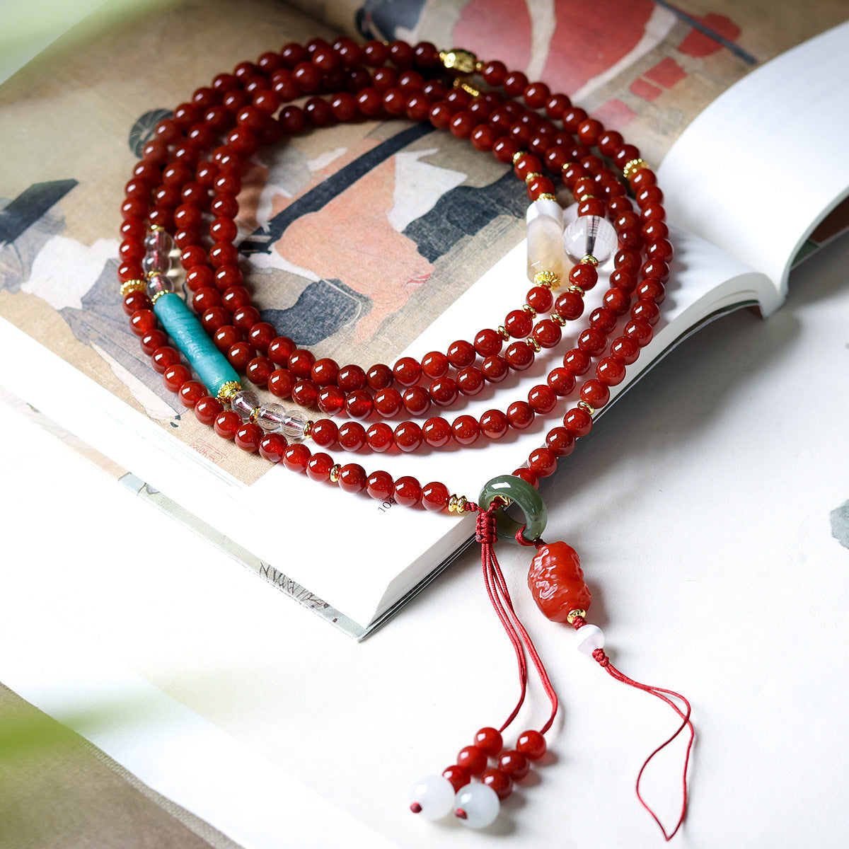 Sen Southern Red Agate Bodhi Tibet Bracelets