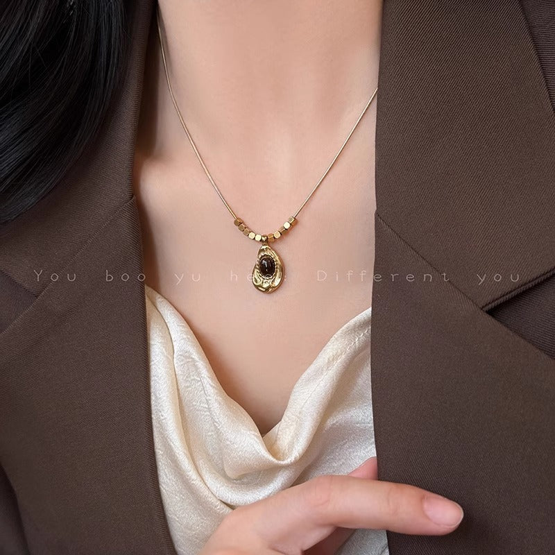 High-grade Tassel Clavicle Chain Design Double Necklaces