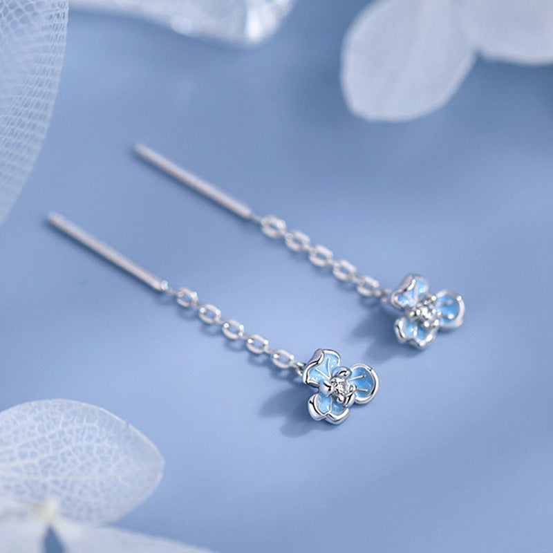 Tassel Thread Female Temperament High Sense Fashion Minority Design Sweet Rings