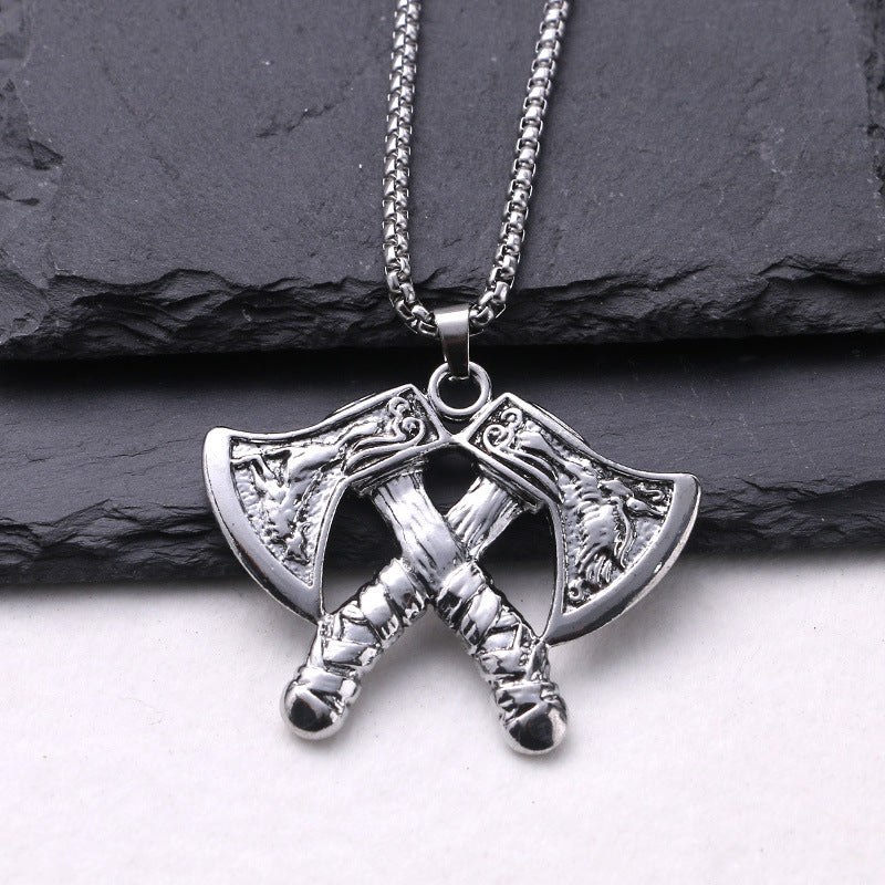 Hipster Man's Stainless Steel Alloy Personalized Hip Hop Personality Necklaces