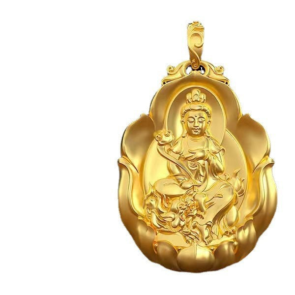 Women's & Men's Eight Patron Saints Gilding Chinese Zodiac Pendants