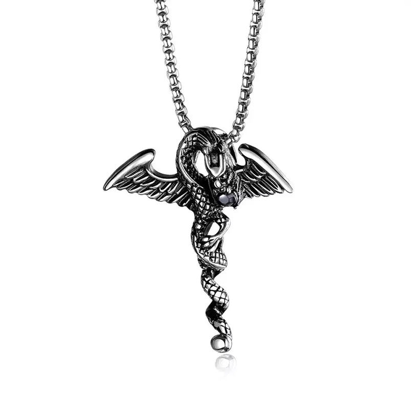 Movie Surrounding Ornament Wizard Wolf Head Necklaces