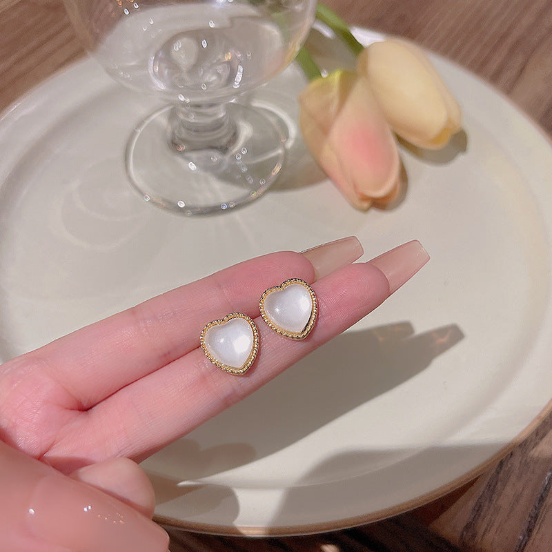 French Pearl High Sense Elegant Simple Earrings