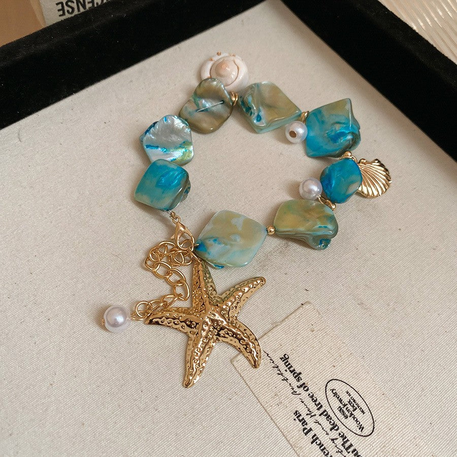 Acrylic Beaded Pearl Vintage Ethnic Style Affordable Bracelets