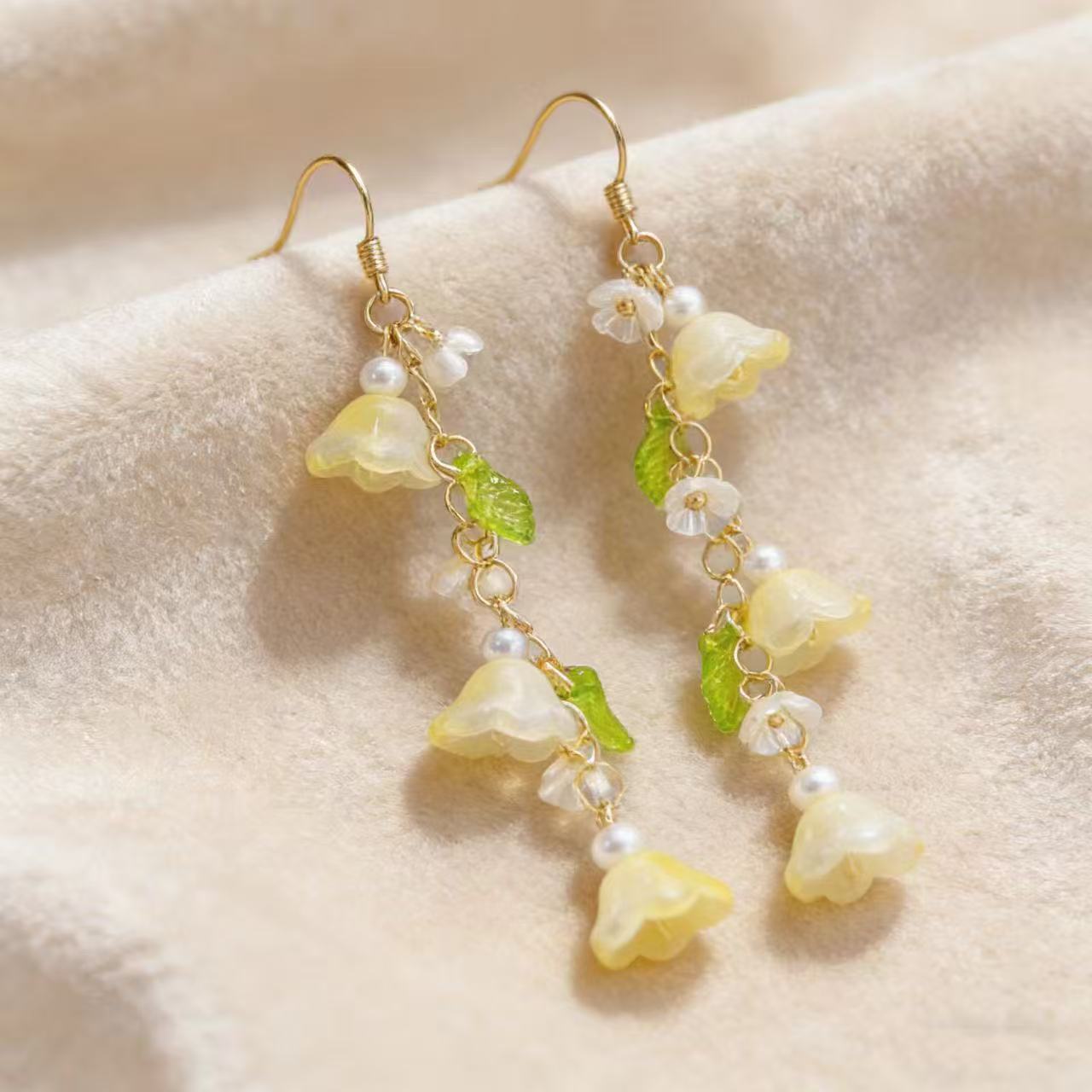 Women's Light Luxury High-grade Long Pearl Tassel Spring Earrings