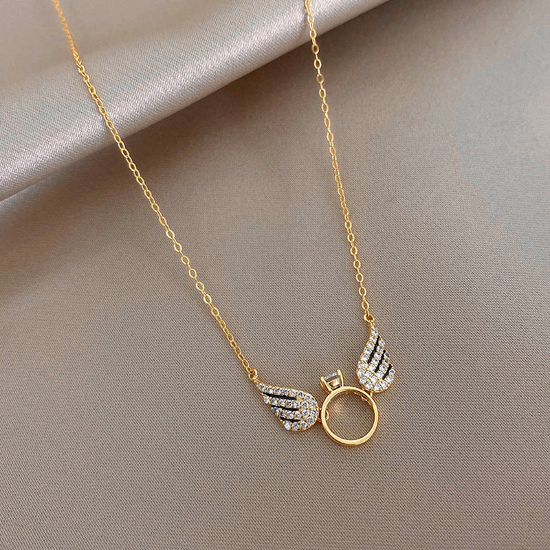 Wings Niche High Sense Temperament Wild Mori Style Necklaces