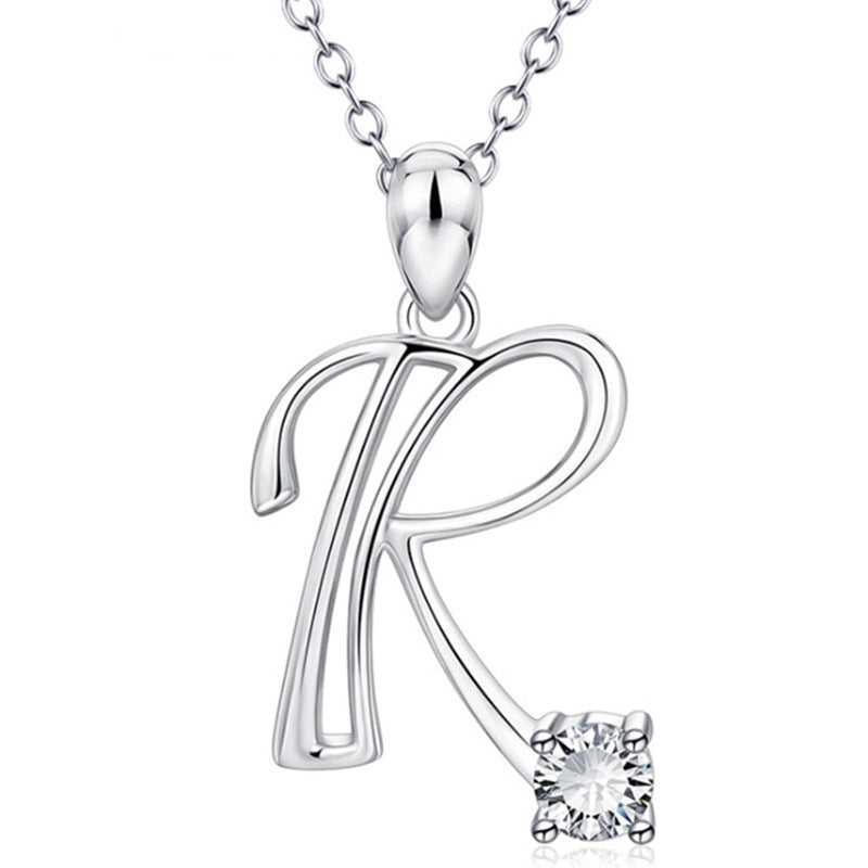 Style English Letters Fashion Jeweled Popular Pendants