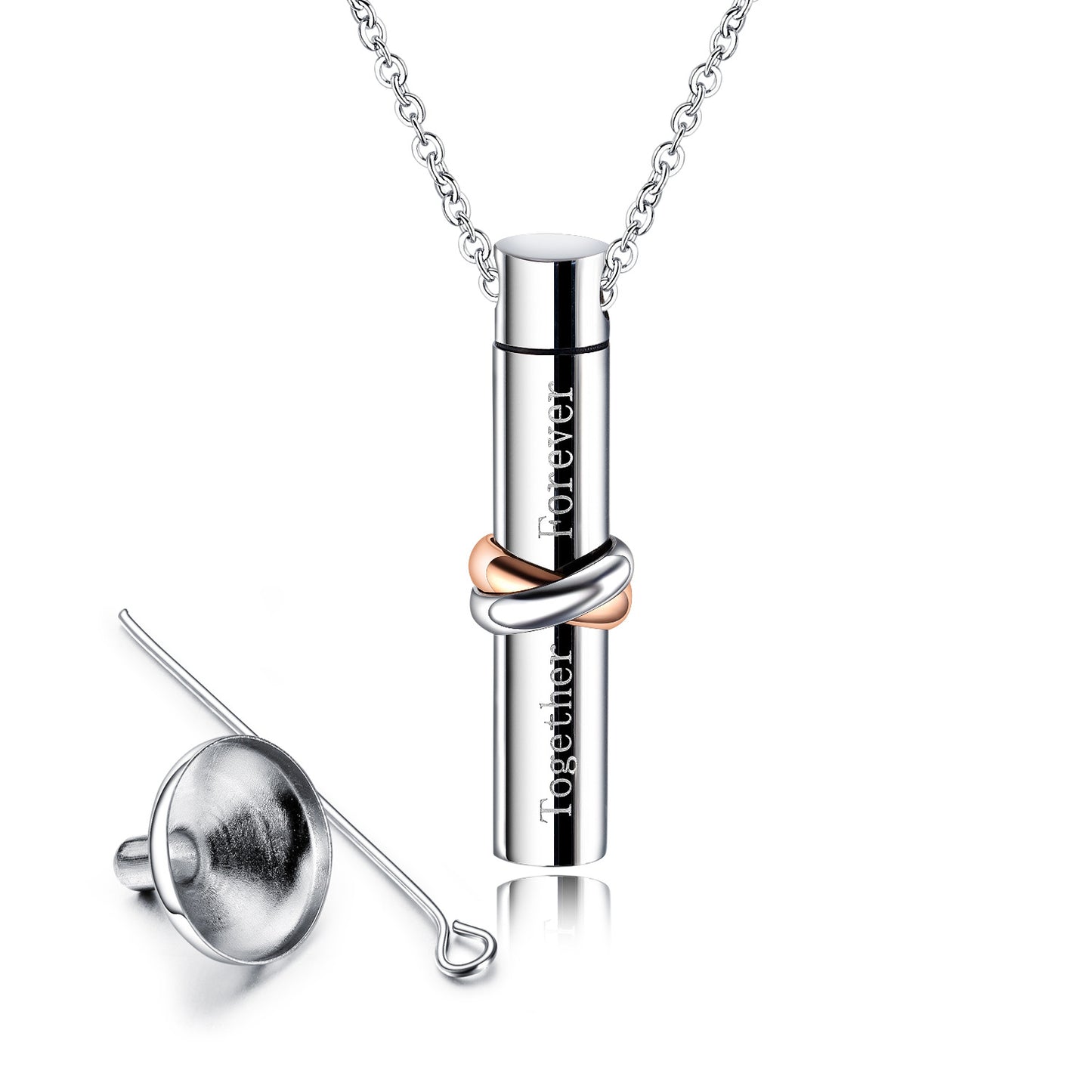 Urn Jewelry Accessories Perfume Bottle Titanium Necklaces