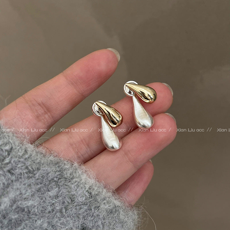 Women's Water Drop Niche Design Premium Unique Retro Affordable Luxury Earrings