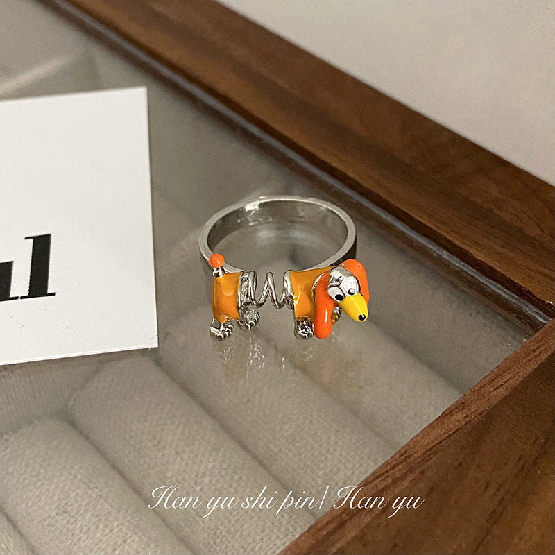 Monster Sweet Cool Cartoon Cute Girlfriends Ring