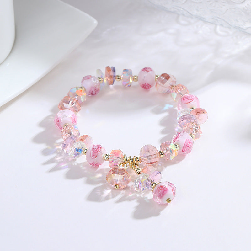 Style Fresh Sweet Girly Super Shiny Bracelets