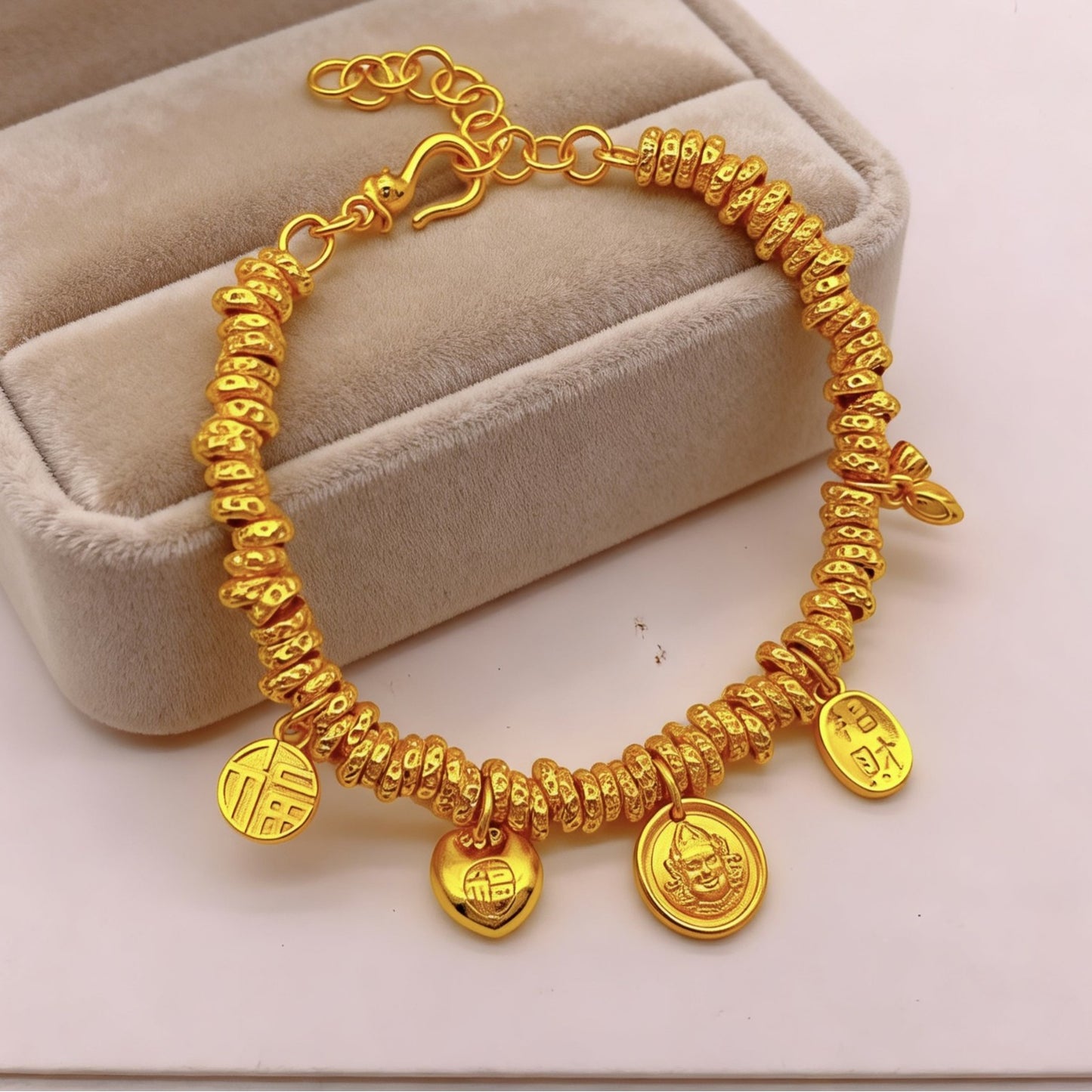 Fat Blessing Gold-plated Beast Woven Hand Bracelets