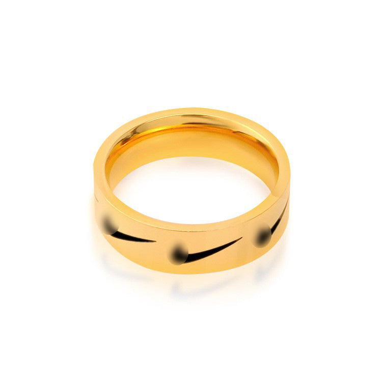 Trendy Hook Hip Hop Stainless Cool Earth Rings