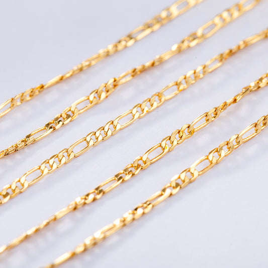 Women's & Men's Drainage Figaro Chain Hip Hop Necklace