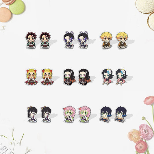 No Anime Secondary Acrylic Heat Shrinkable Sheet Rings
