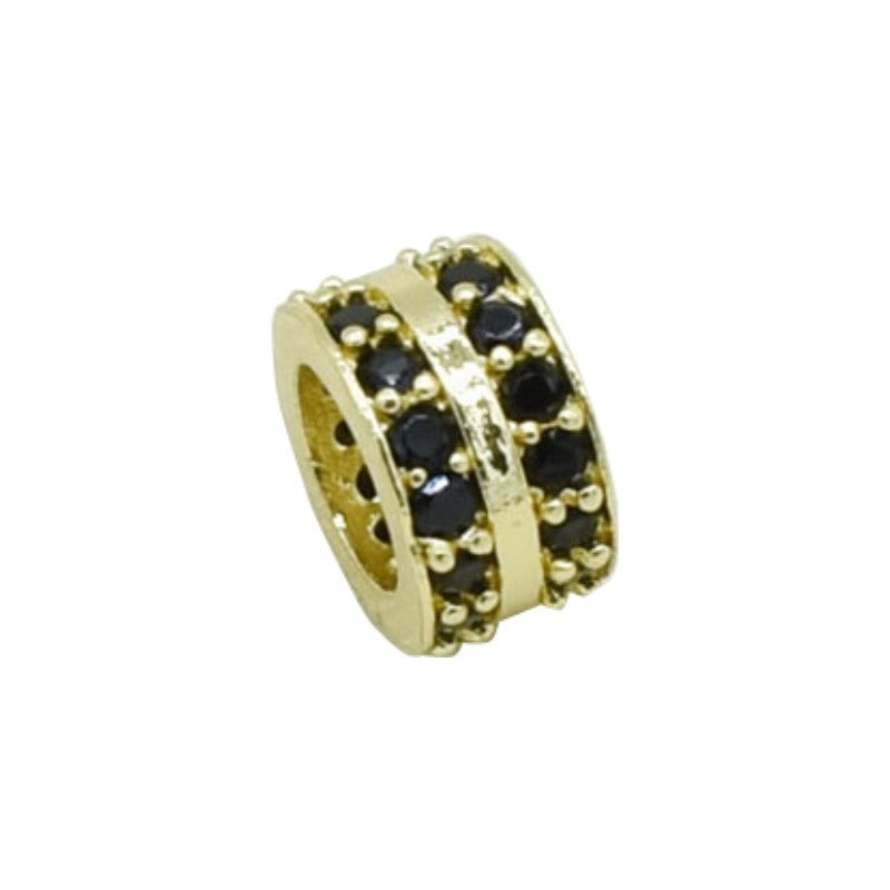 Double Row Zirconium Spacer Braid Rope Bracelet