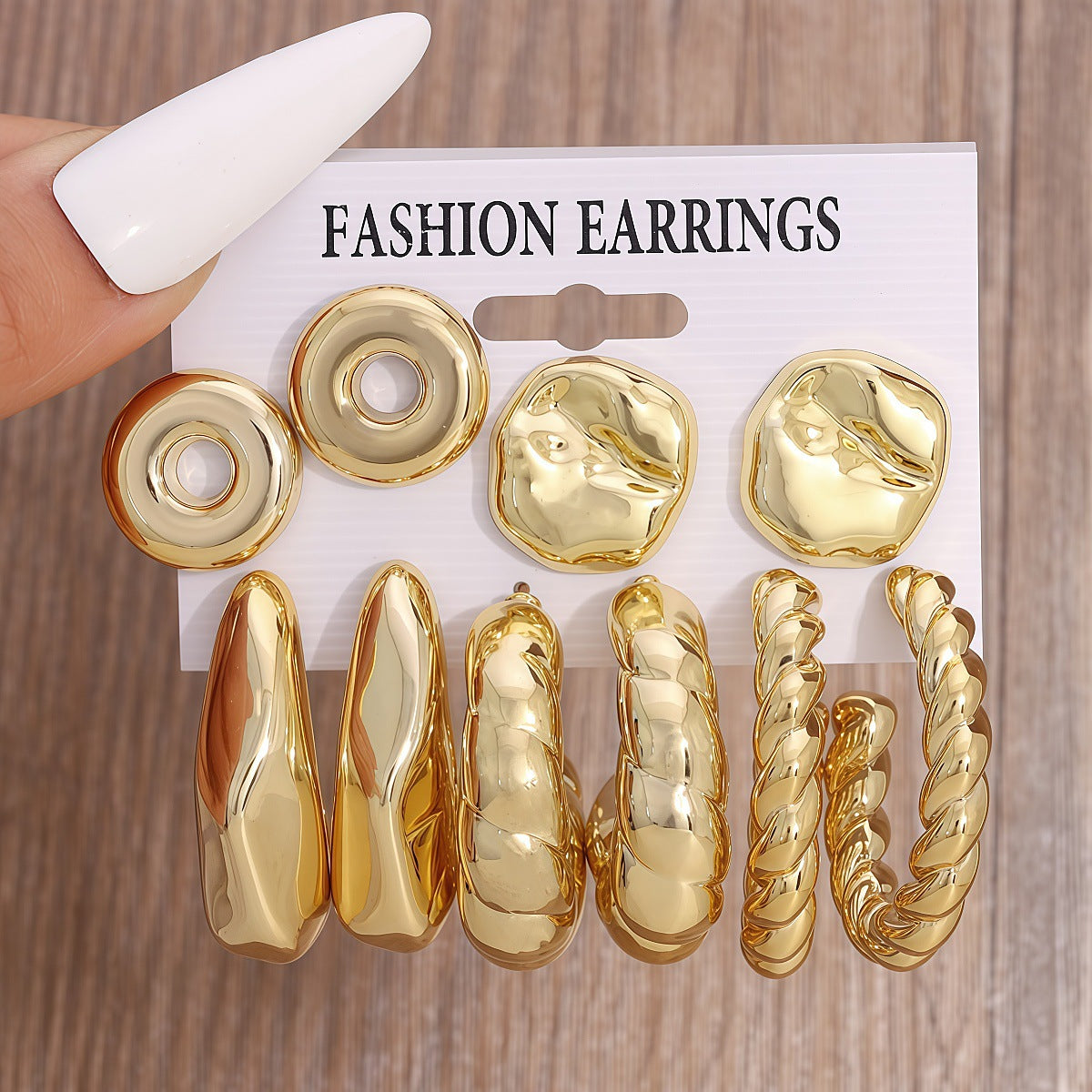 Women's Fashion Resin Vintage Simple Advanced Creative Personality Earrings