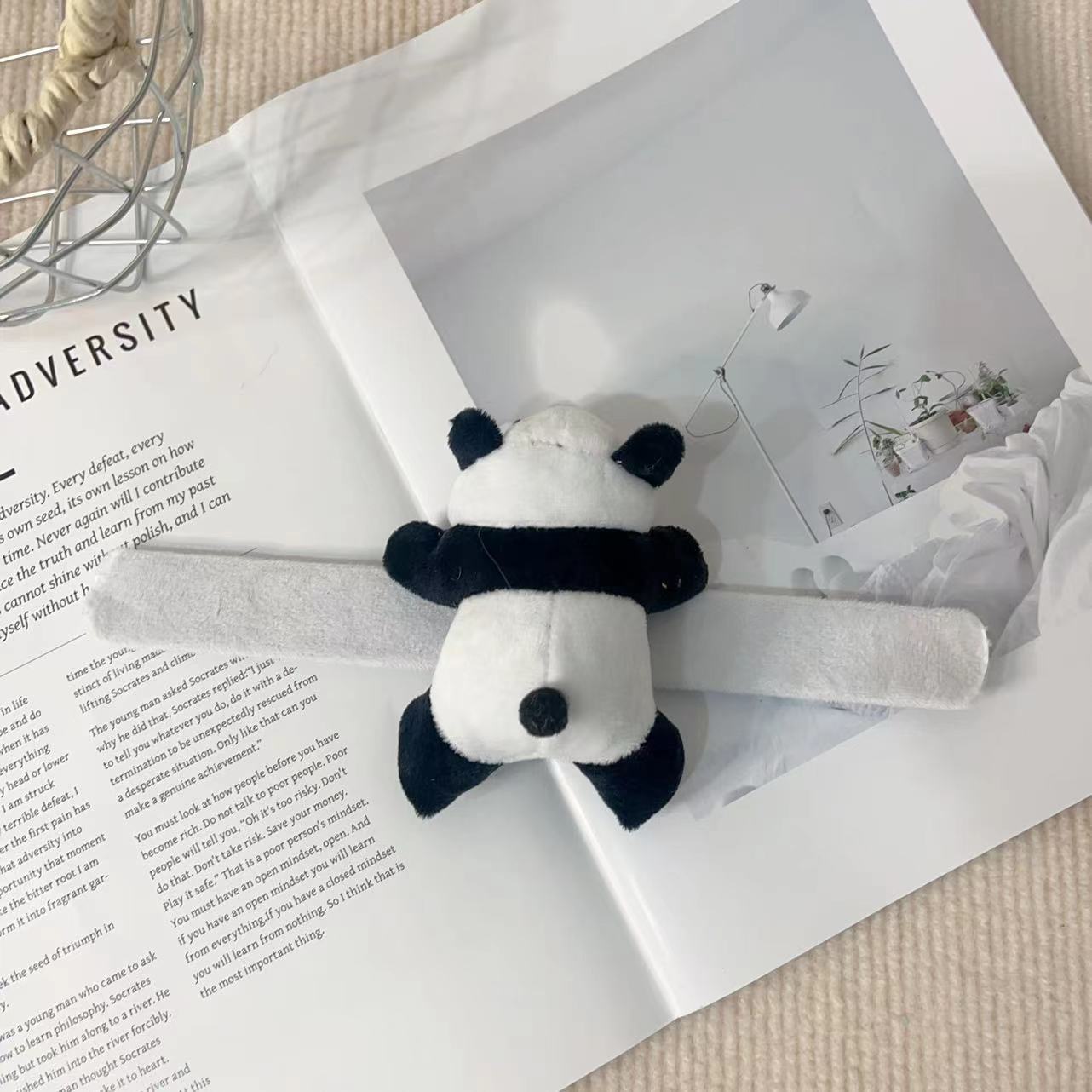 Doll Pop Cartoon Cute Leaning Bear Tourist Bracelet