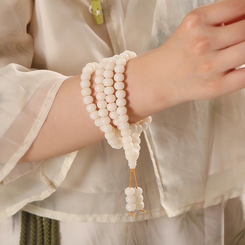 Jade Bodhi Design Buddha Beads Pliable Temperament Hand Toy Seed Bracelet