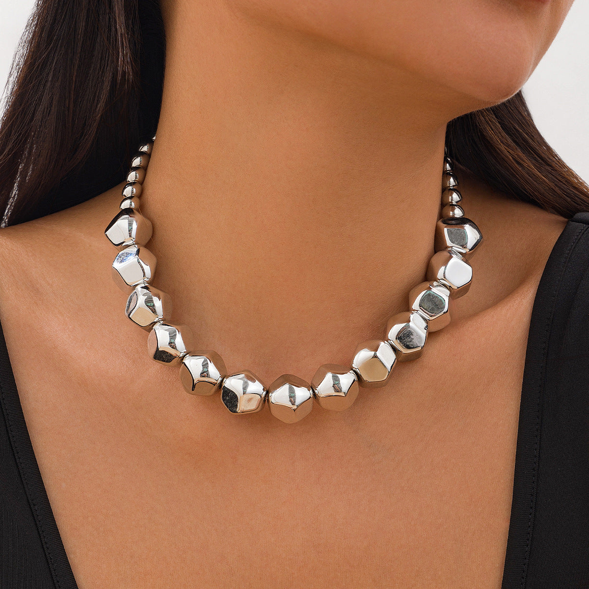 Fashion Round Trimming Suit Simple Irregular Necklaces