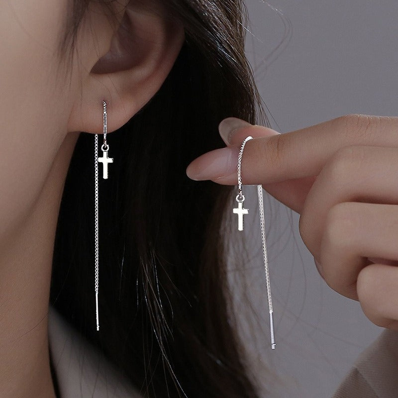 Women's Art Selection High-grade Live Long Tassel Ear Line