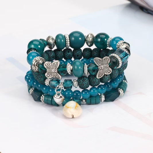 Women's Creative Vintage Shell Seaside Vacation Style Bohemian Stretch Bracelets
