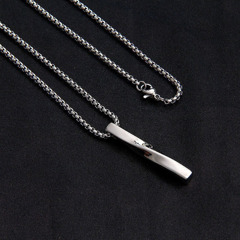 Women's & Men's Hip Hop Boys Titanium Steel Cool Necklaces