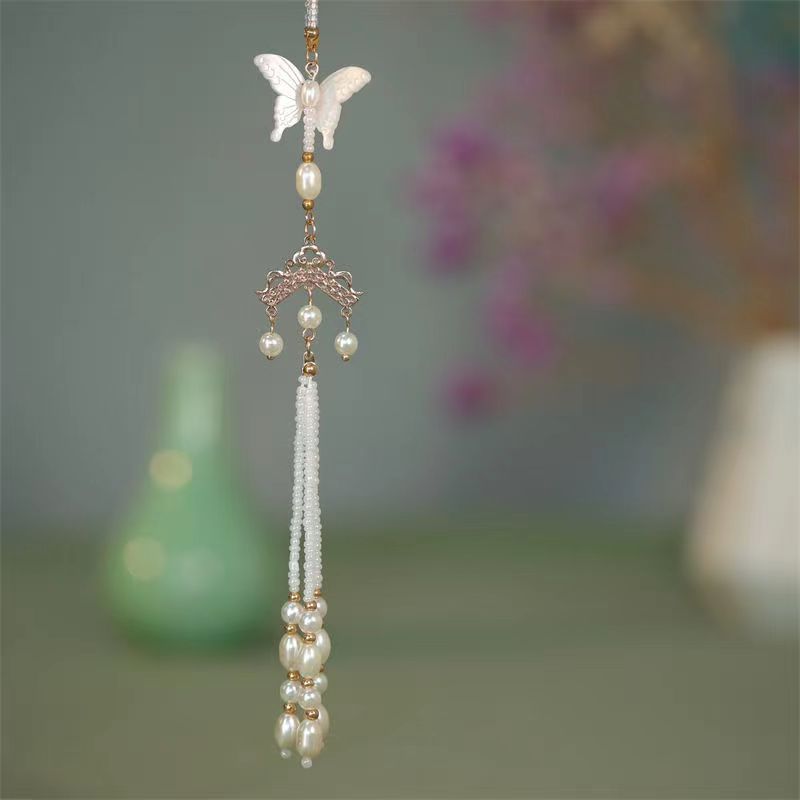 Cheongsam Chest Dress Accessories Elegant Butterfly Pendants