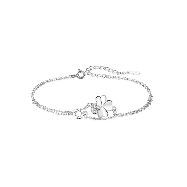 Clover Female Senior Niche Birthday Christmas Gift For Bracelets