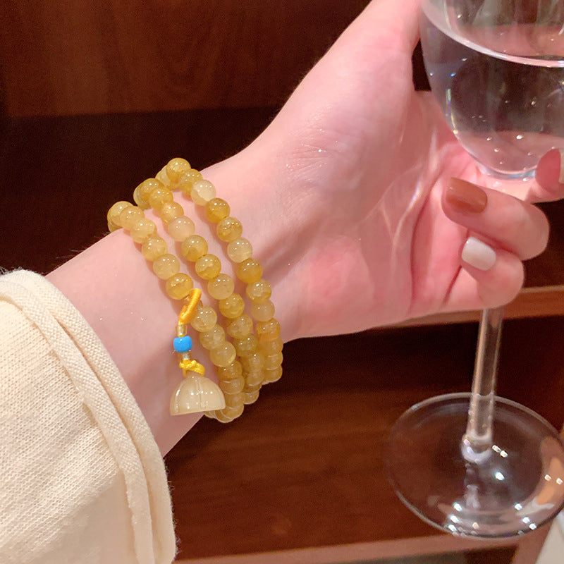 Women's Style Twin Beaded Good-looking Party Niche Bracelet