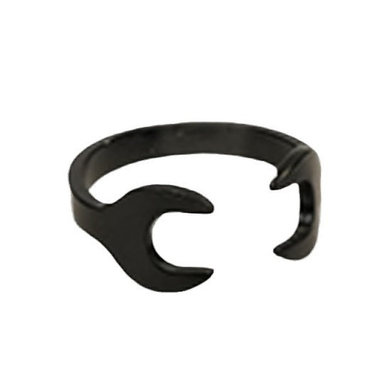 Wrench Tool Personality Fashion Electroplating Live Rings