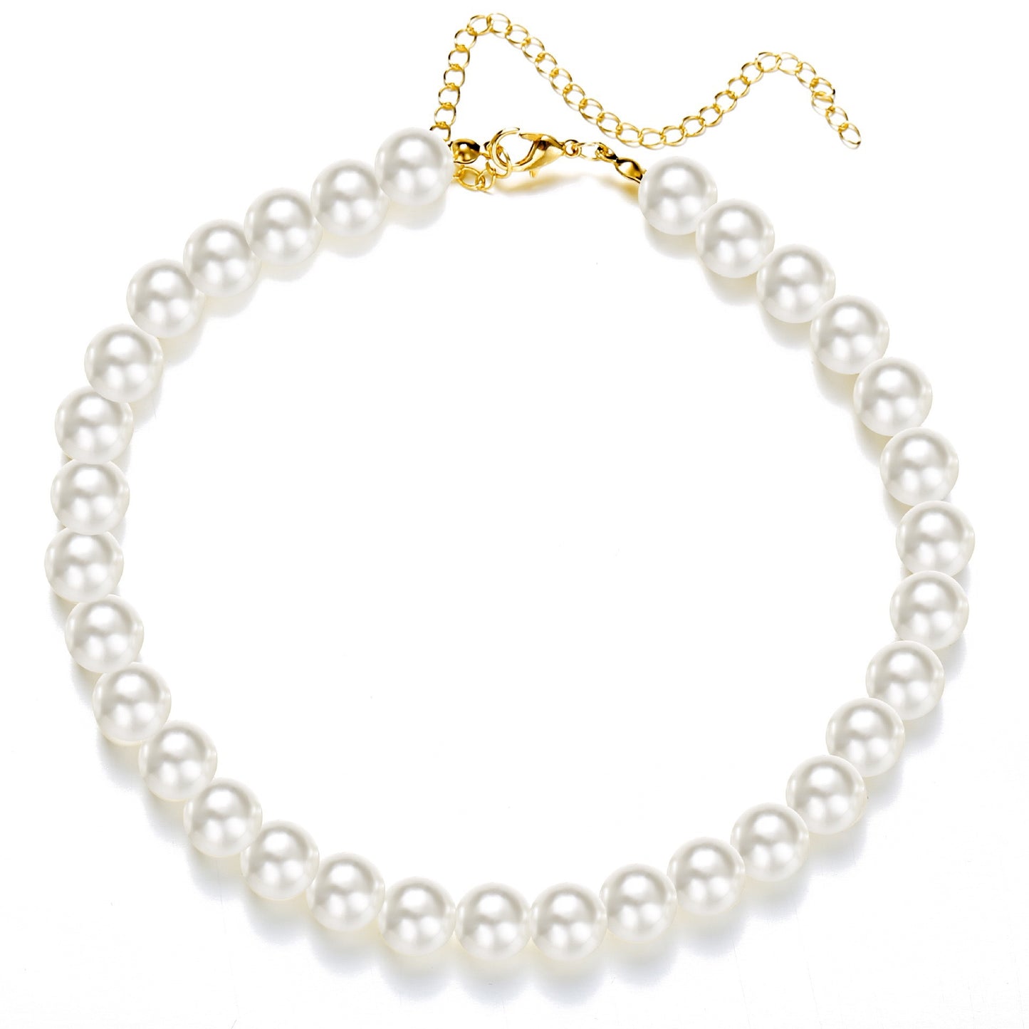 Women's Perfect Circle Strong Light Pearl Simple French Vintage Style Fashion Bracelet