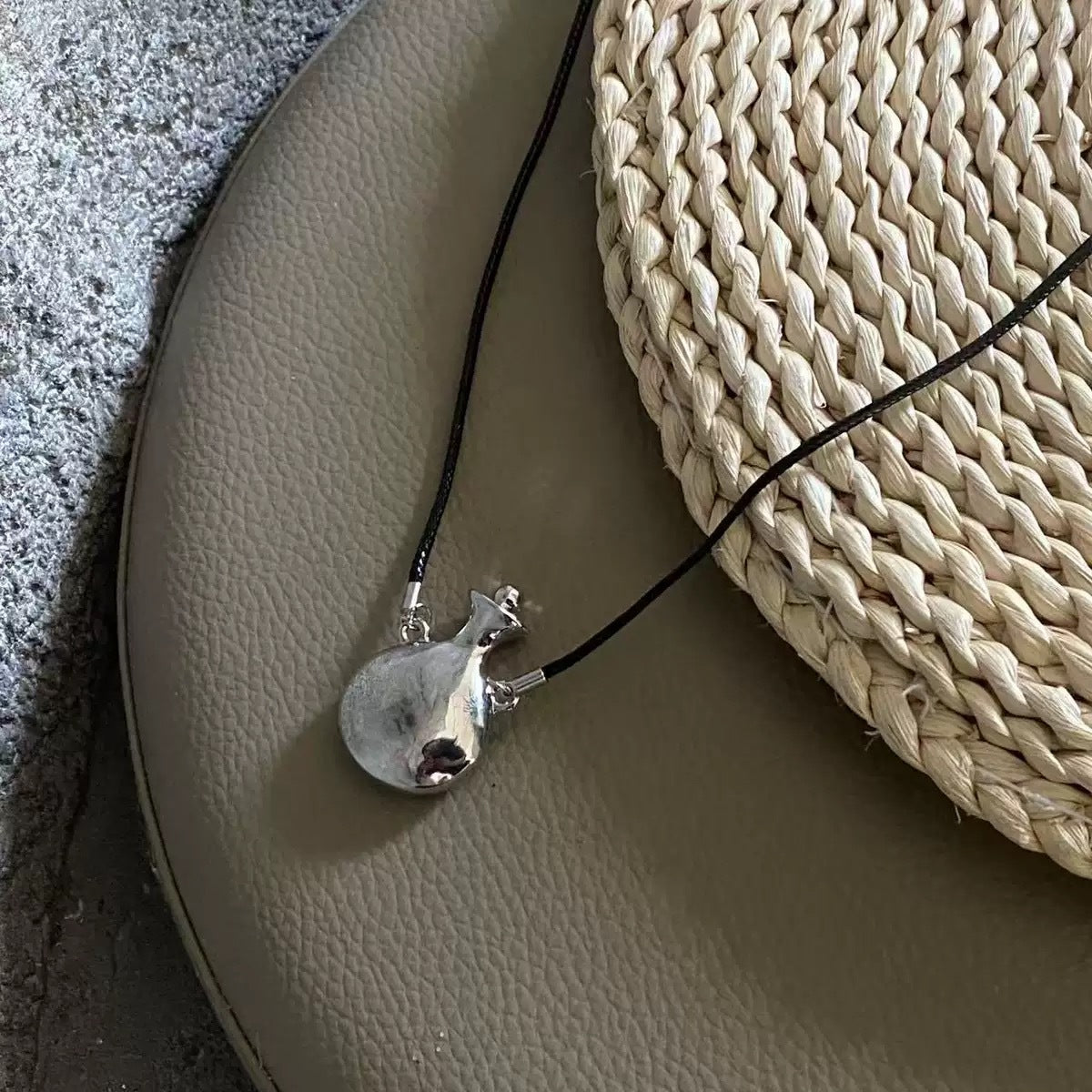 Women's Titanium Steel String Beads Chain Sweet Cool Necklace