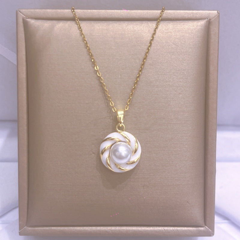Women's Titanium Steel For Light Luxury Minority Design Necklace