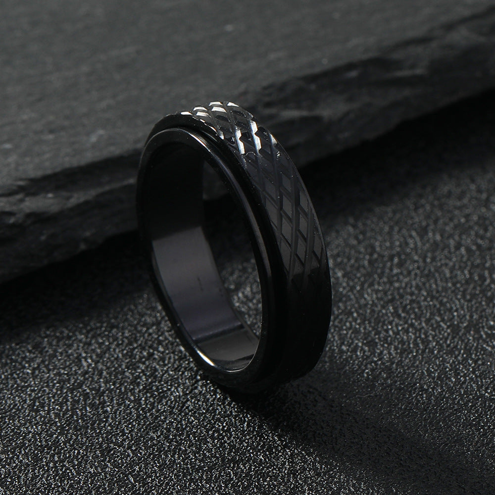 Steel Punk Pieces Of Flower Mesh Ring