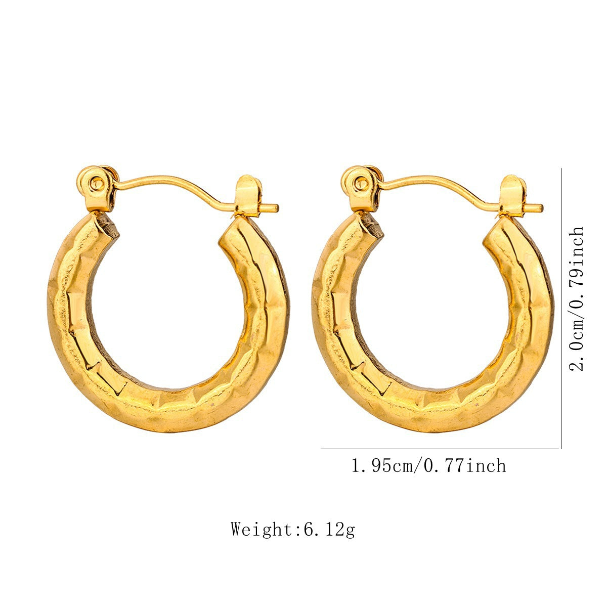Luxury High Sense Titanium No Fading Ear Earrings
