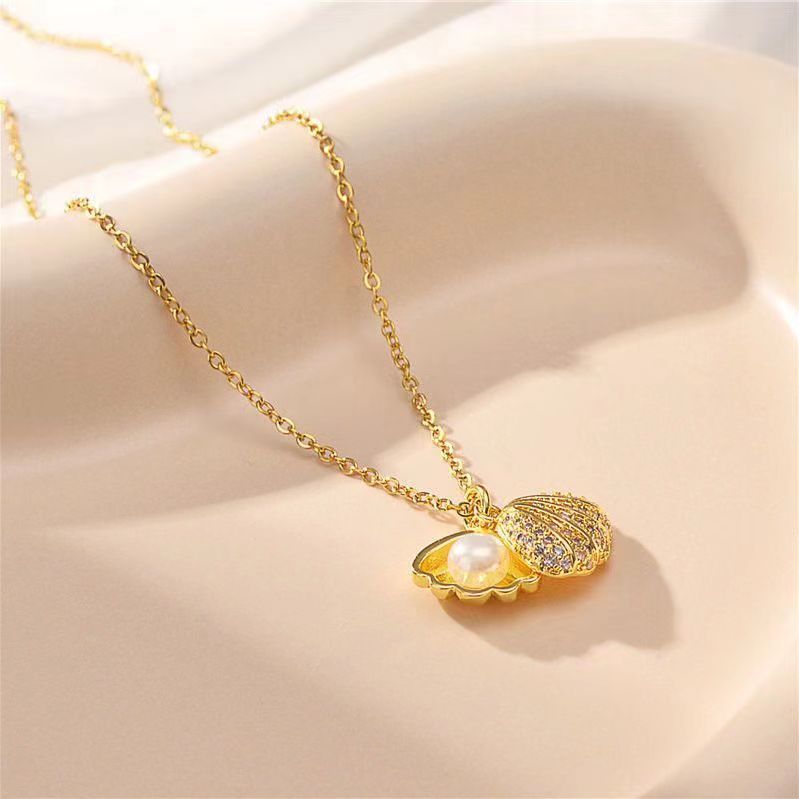 Women's Plant Beads Temperament Clavicle Chain Valentine's Day Necklaces