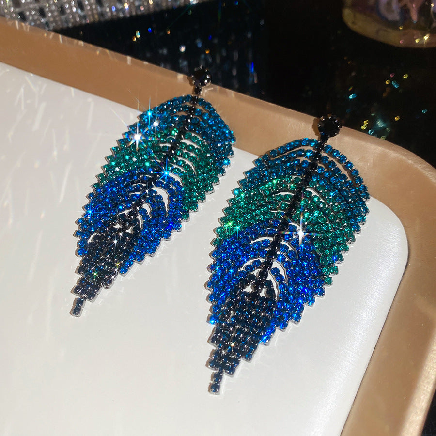 Women's Sier Diamond Tassel Light Luxury High-grade Simple Rings